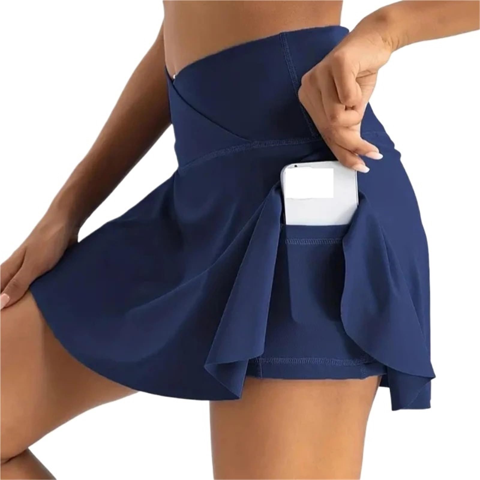 Gonna da Golf Gonna da Tennis a Pieghe con Tasche Pantaloncini Gonne Sportive Crossover Pantaloni Golf a Vita Alta Sport Allenamento