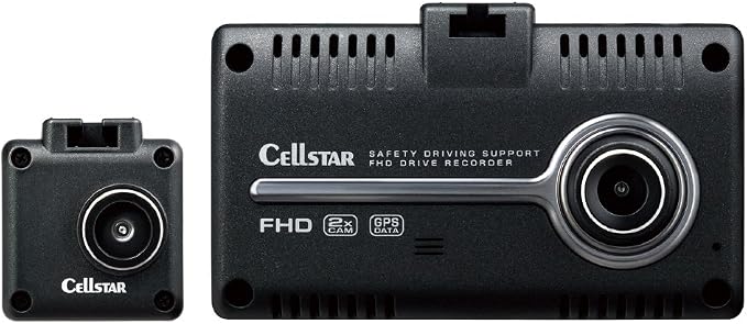 セルスター ドライブレコーダー 前後2カメラ CSD-790FHG 200万/100万画素 FullHD/HD HDR STARVIS 2.4インチ タッチパネル microSD(16GB)付 駐車監視/安全運転支援/GPSお知らせ機能(データ更新無料) 日本製 3年保証 CELLSTAR