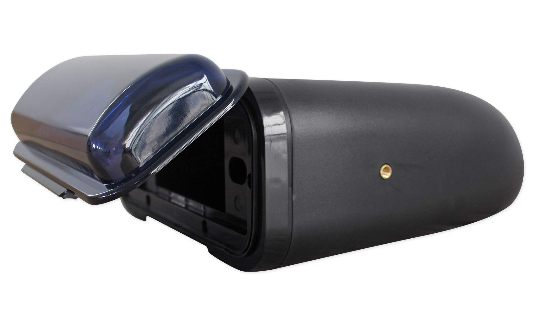 Rockville RMH200B Black Single DIN Marine Radio Waterproof Gimbal Housing