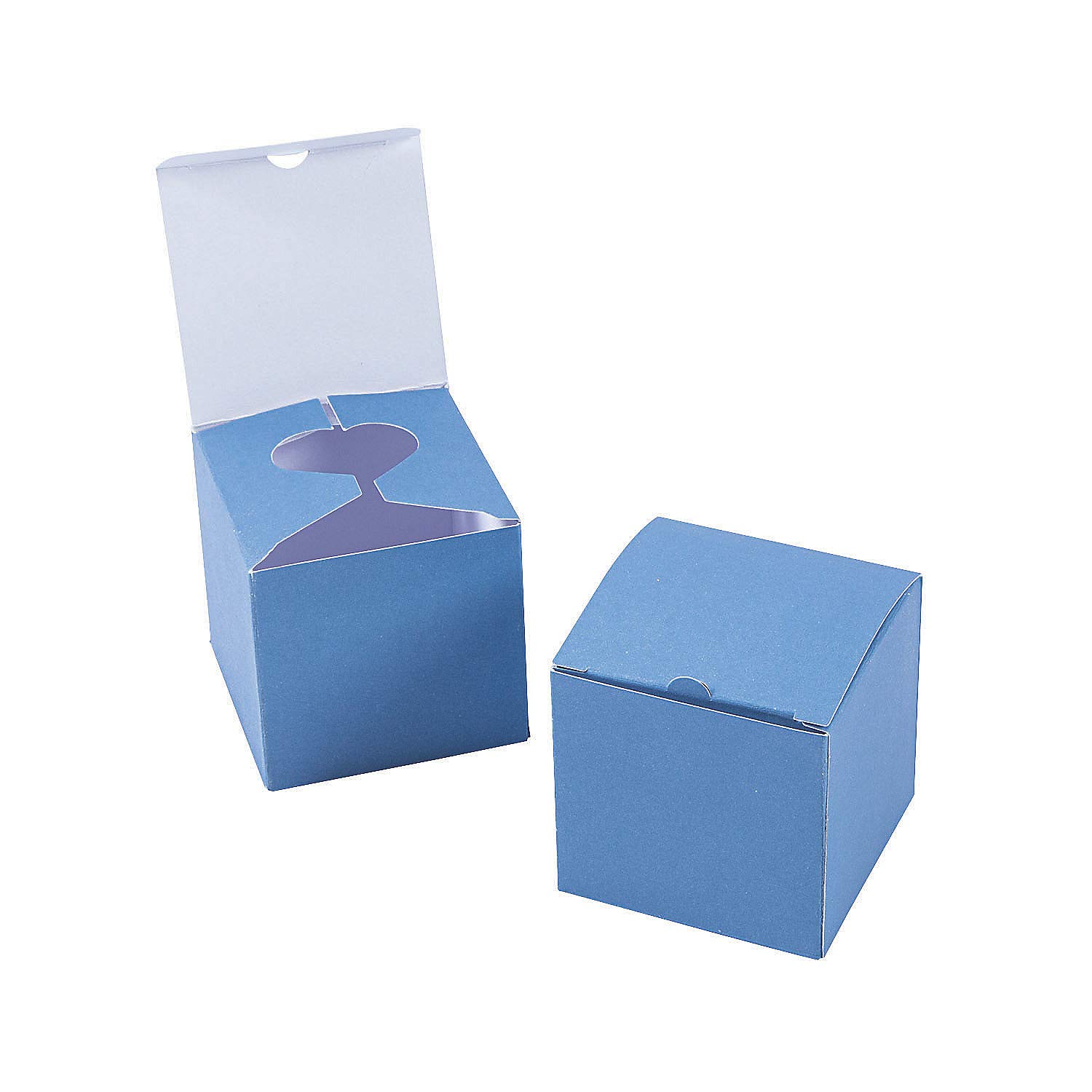 Fun Express DUSTY BLUE FAVOR BOXES 24PC - Party Supplies - 24 Pieces