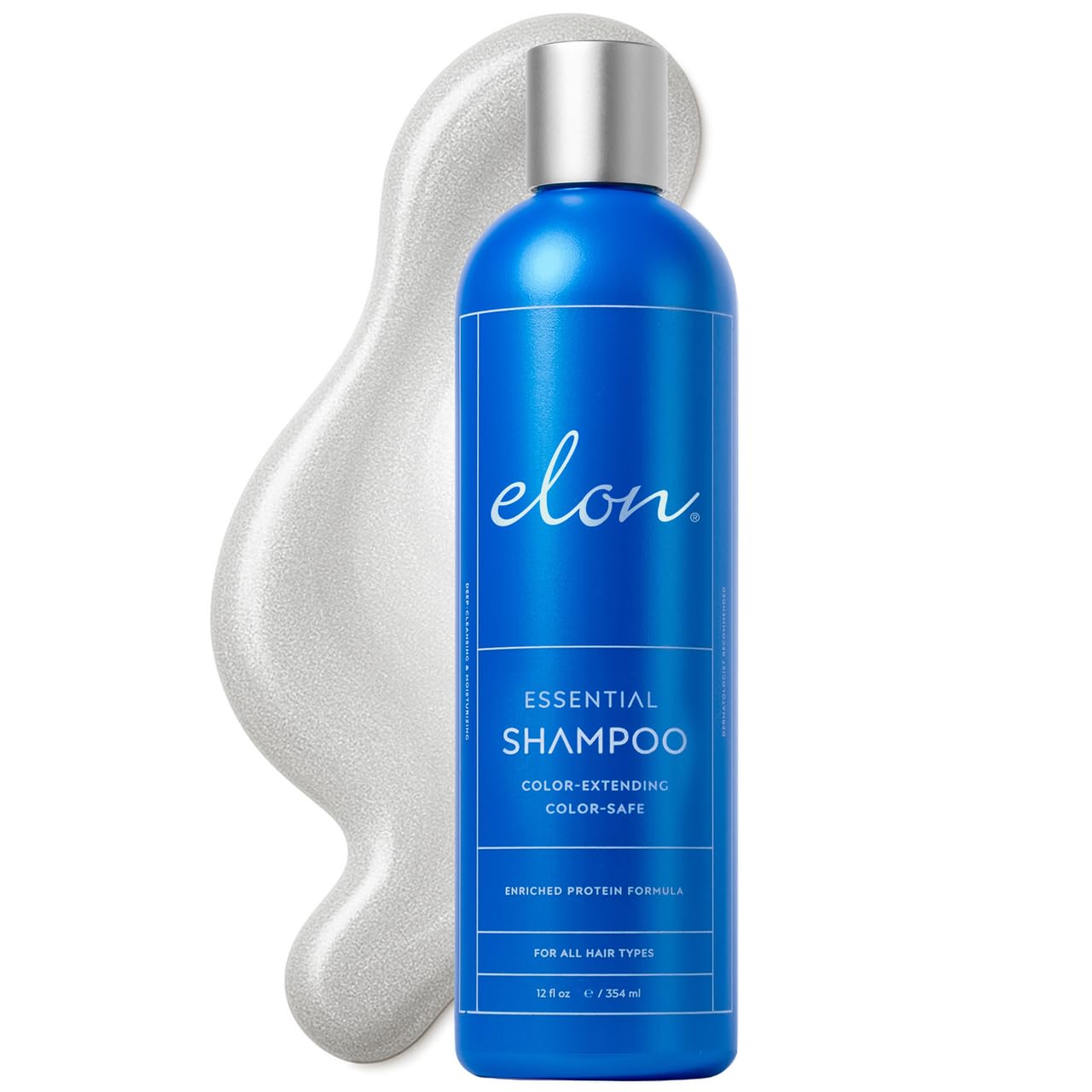 Essential Shampoo for Damaged Hair — For Dry Hair, Color-Safe & Color-Extending Hair Repair & Hydrating Shampoo — Sulfate Free & Paraben Free (12 Fl Oz)