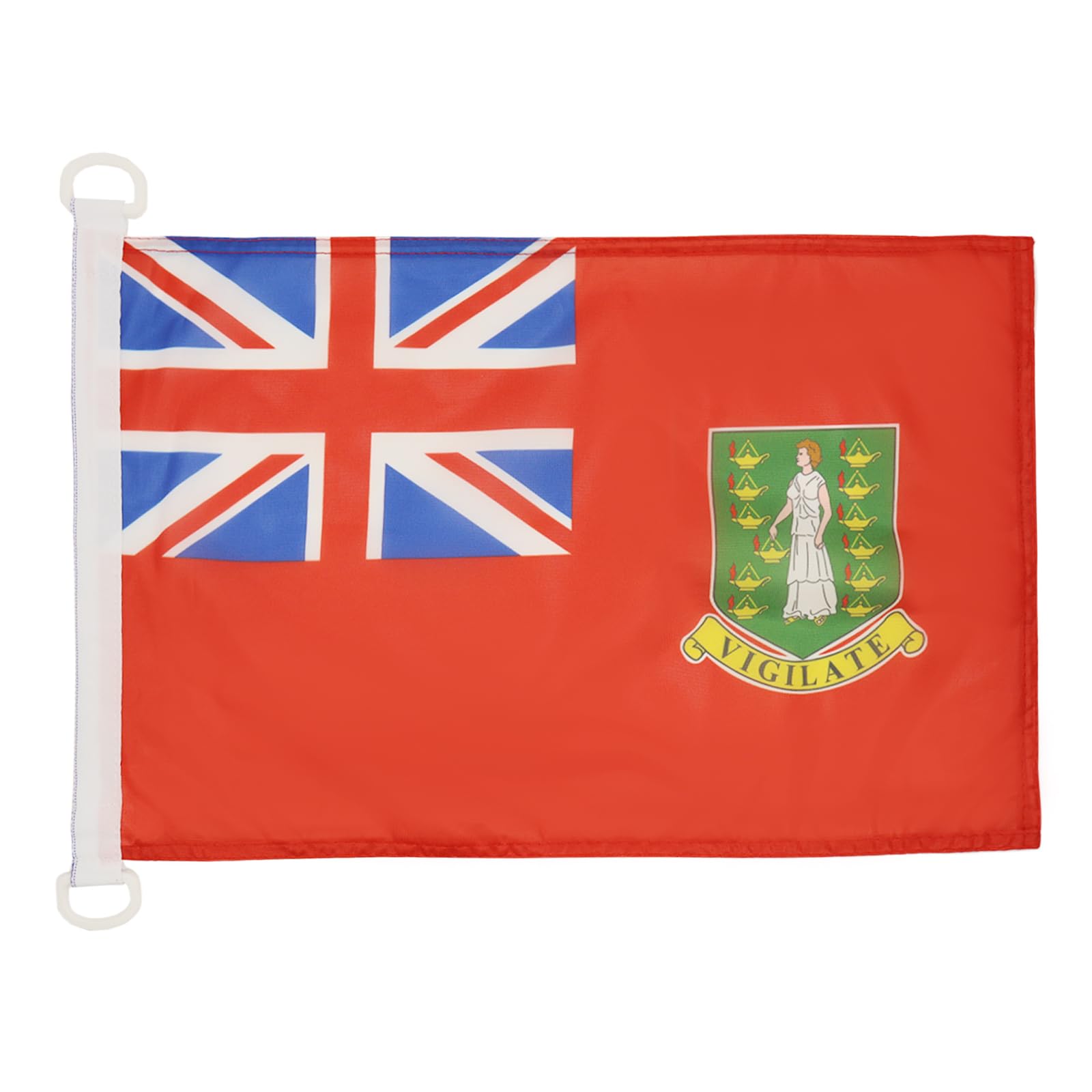 AZ FLAG British Virgin Islands Civil Ensign Boat Flag 12x18 in