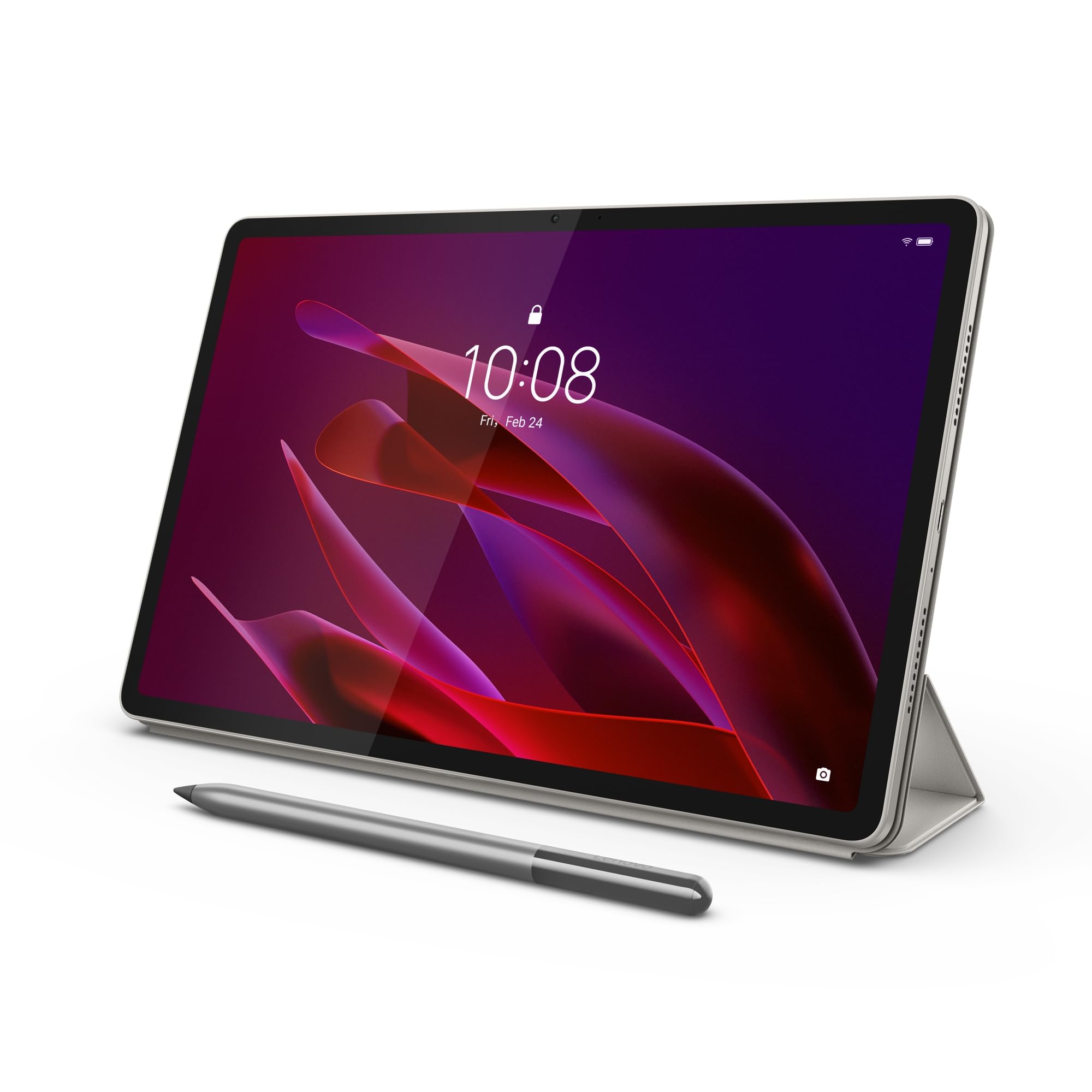 Lenovo Yoga Tab Tablet - 11.1" 3.2K (3200 x 2000) 144 Hz, Processore Qualcomm Snapdragon 8 Gen 3, RAM 8 GB, Memoria 256 GB UFS 4.0, Wi-Fi 7, Tablet Android 15, Tab Pen Pro Inclusa - Seashell