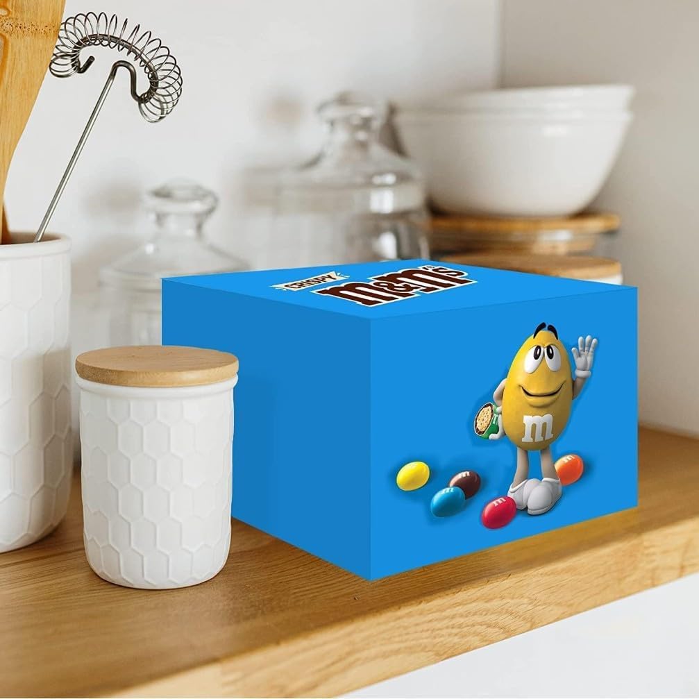 M&M'S CRISPY - Bonbons Chocolat au Lait & Riz Soufflé - Grand Format - 3x24 Sachets de 36g - 2,592kg