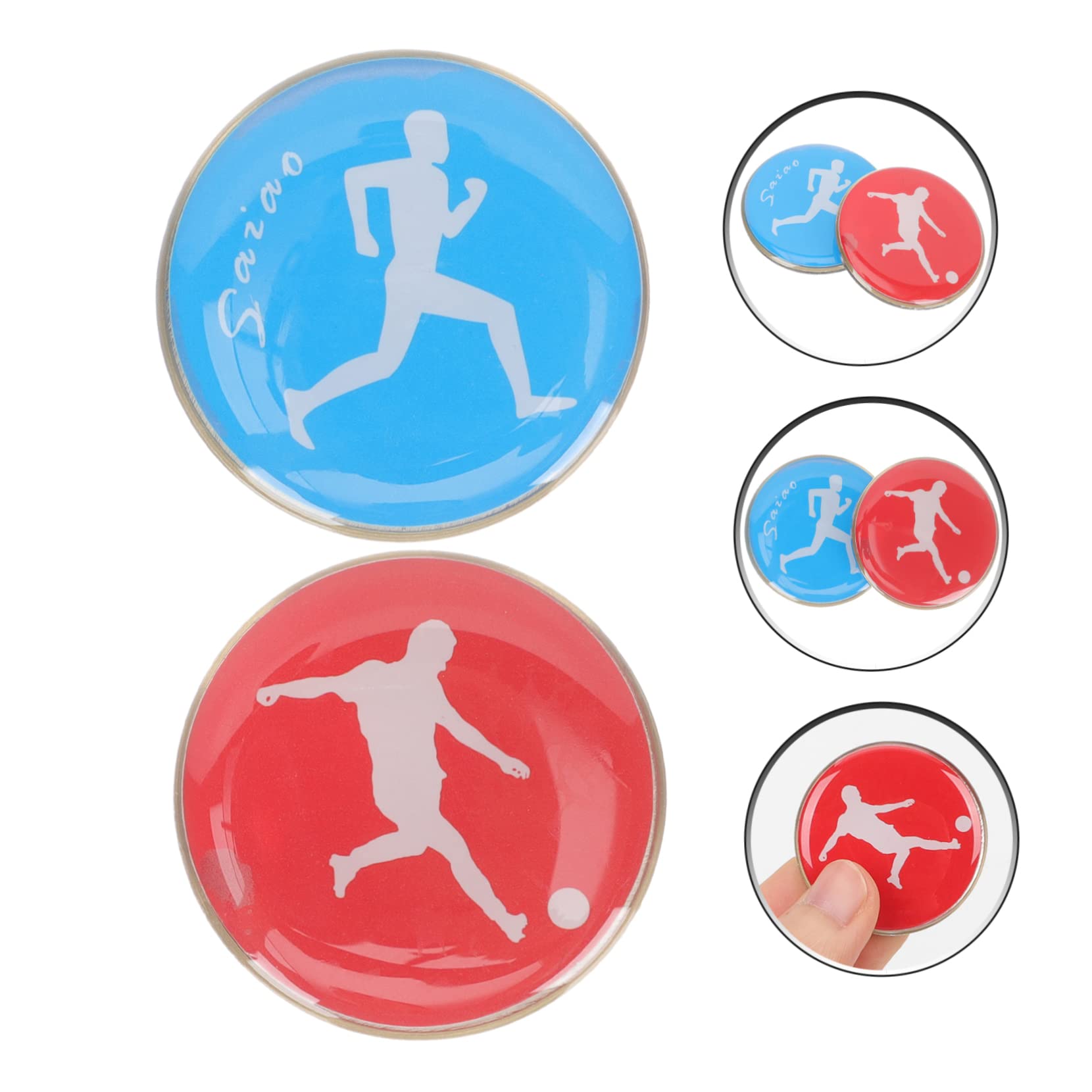 Amazon | Parliky サッカー審判用コイントス器 バドミントン卓球審査員コイン 耐久性のある両面コイン コンテスト用多目的審判用品  試合判定用 2個セット | Parliky | テニス