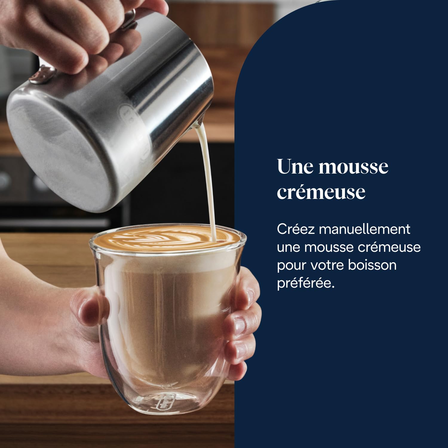 De'Longhi La Specialista Arte Evo EC9255.T Machine à Café en Grains Manuelle avec Fonction Cold Brew, Mousseur à Lait Manuel My Latte Art, Inclus Kit de Barista, Contrôle de Température, 1450W, Titane
