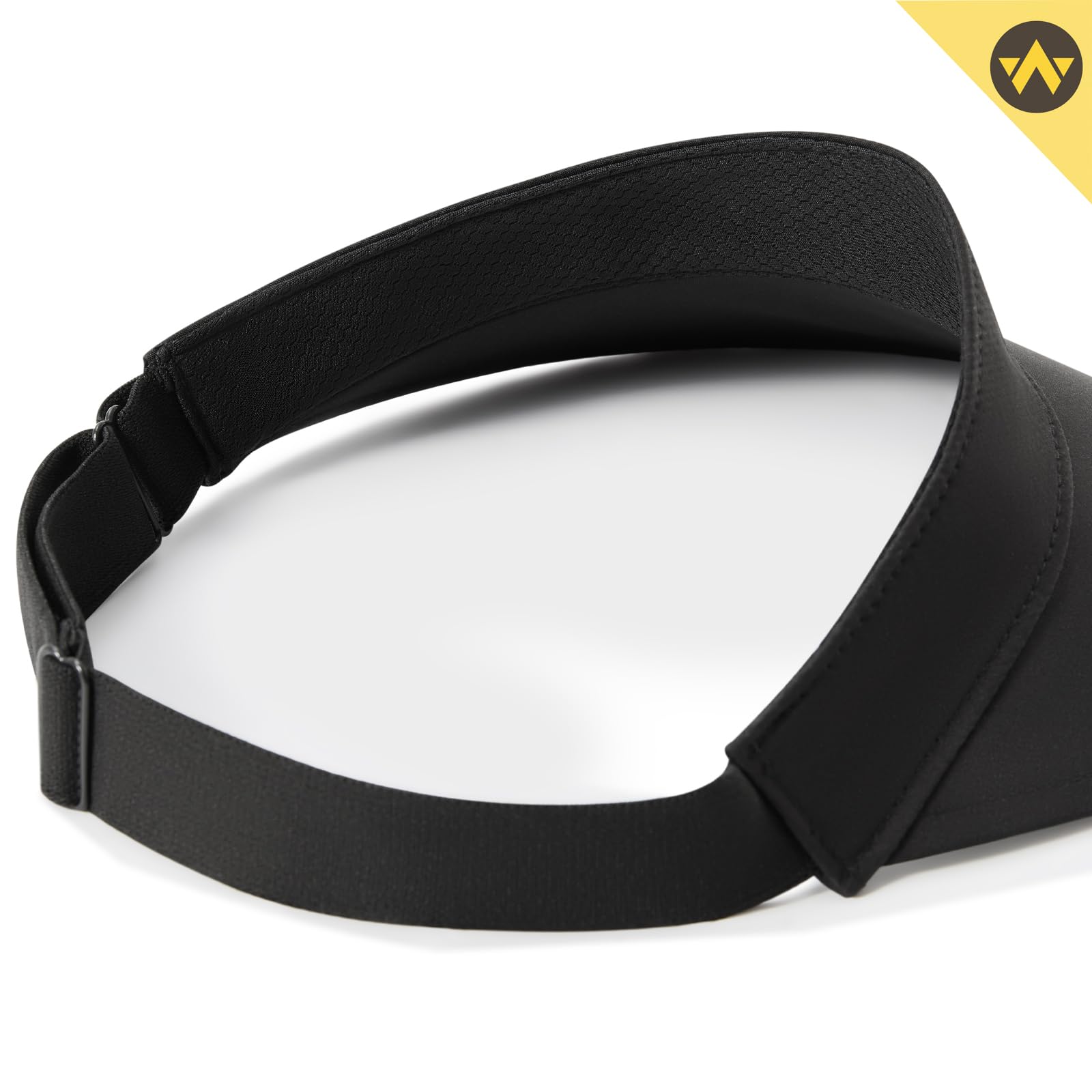WANDER Sombreros de visera para correr con visera de ala ancha, protección UV, deportes, golf, tenis, banda elástica, gorra de malla para mujeres y hombres
