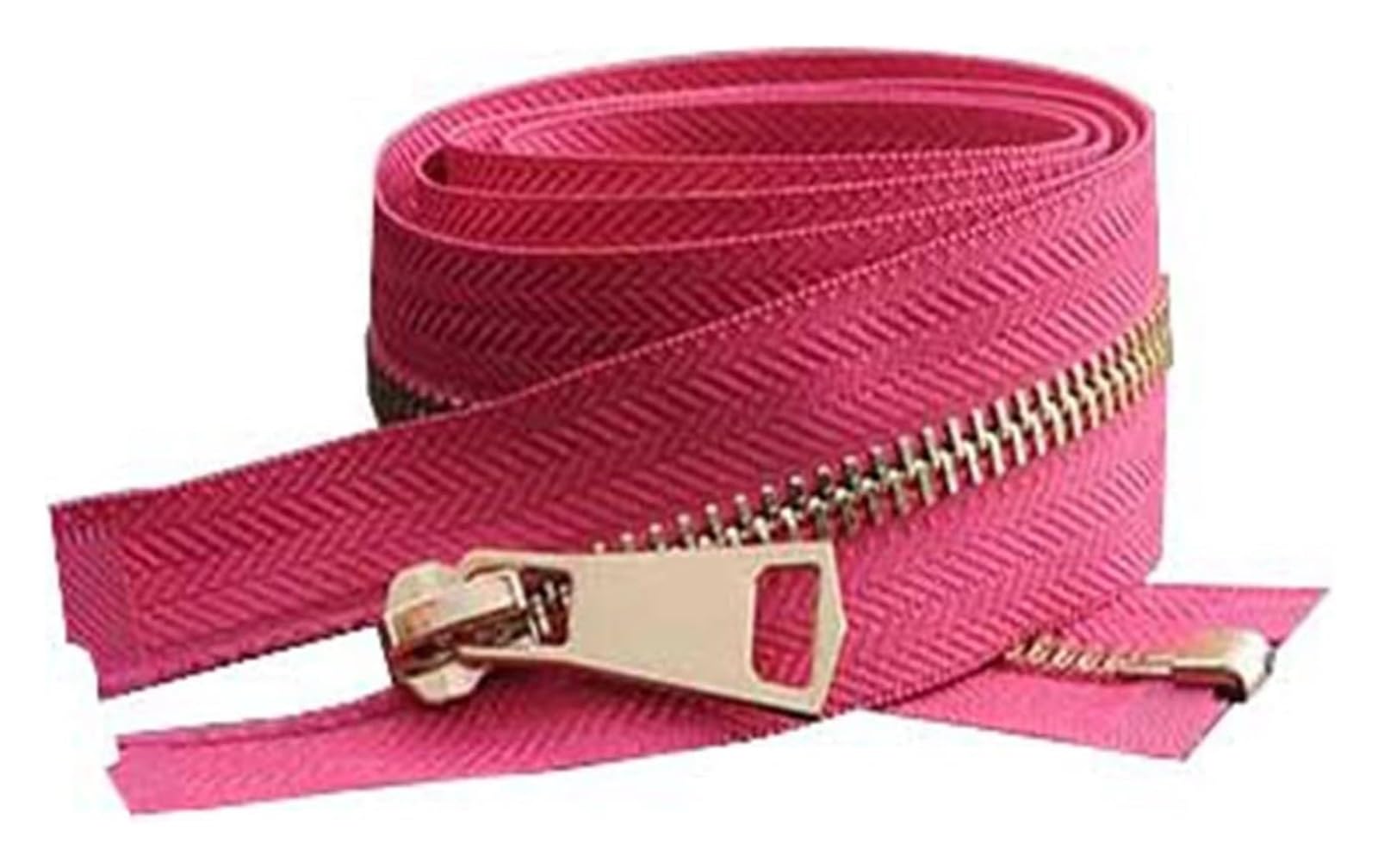 2 cerniere in metallo aperte da 85 cm e 5 libbre for piumini(Rose Redgold)