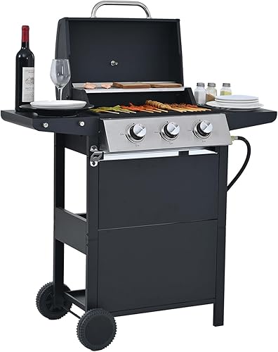 Miniatura 9 de Endark 4 quemadores | Parrilla de barbacoa de hierro fundido multiusos de 34,000 BTU | Perfecta para cocinar al aire libre, jardín, junto a la