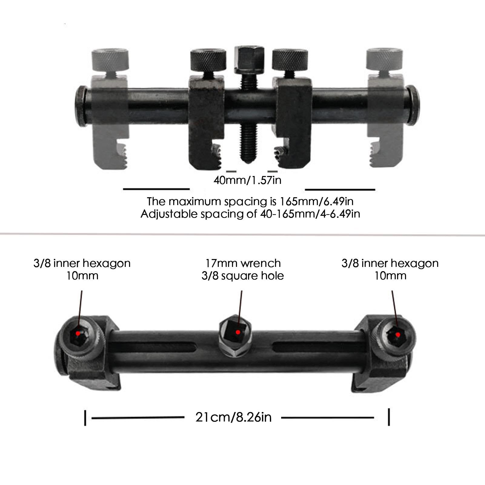 HEG Extracteur De Poulie à 3 Griffes Outil D'extraction à 3 Griffes Extracteur à 3 Griffes De