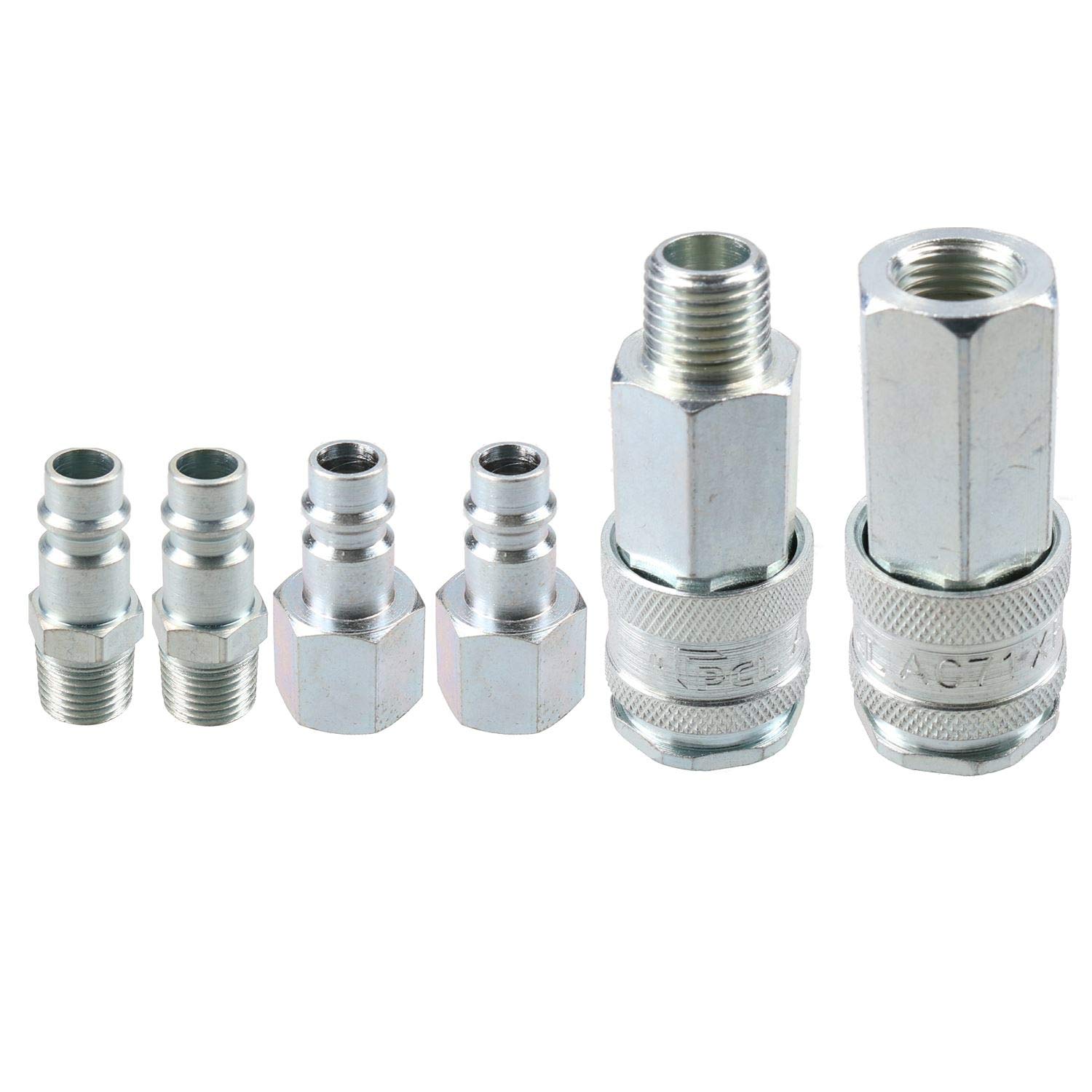 PCL XF Series Female Coupler & Male Air Fittings 1/4" BSP Male & Female Thread