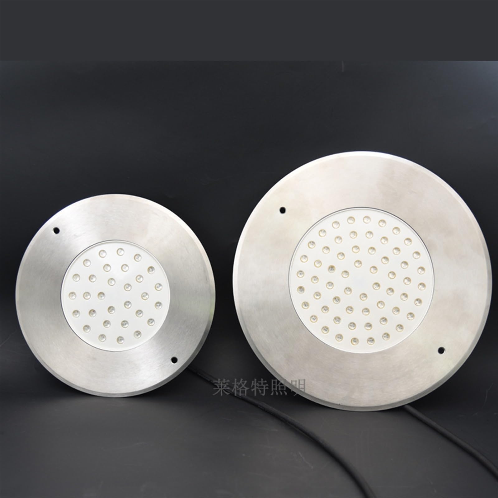 EDEDE Luci Piscina, Luci for Piscina, Luci for Piscina in Acciaio Inossidabile, Luci subacquee Integrate, Luci subacquee RGB Colorate con Telecomando(Warm White/Pure White,Ф280mm-36W)
