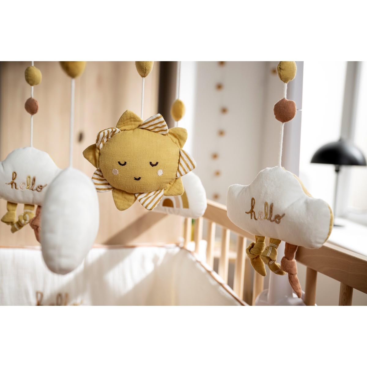 Música móvil cuna | Sunlight | Cuna móvil | Decoración de la habitación del bebé | Regalo nacimiento | Sauthon