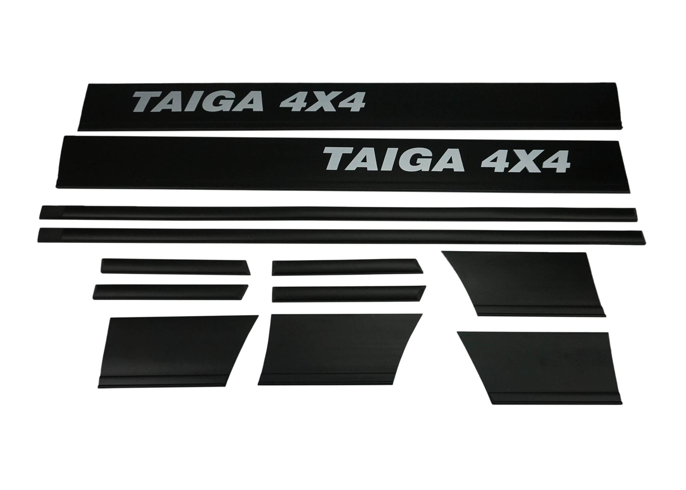 Rammschutzleistensatz Niva breit - Aufdruck "TAIGA 4X4"