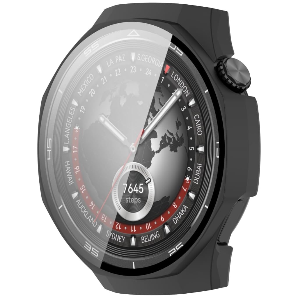 Obudowa PC Pokrowiec Ochronny Zmywalna Skóra Zderzaka do Zegarka GT5 Professional 46 mm