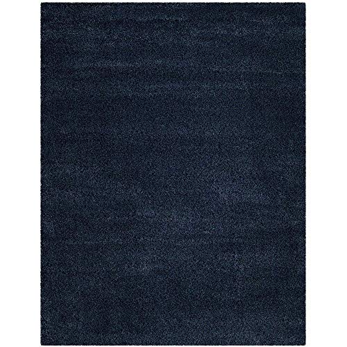Image of Shaggy Super Soft Carpet for Home & Living Room Size - 6 X 8 Ft (Navy Blue)
