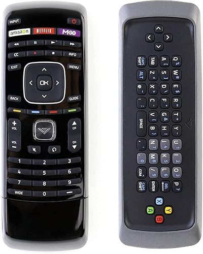 Reemplazo remoto universal XRT302 para todos los VIZIO Smart TV Control remoto con teclado Qwerty de doble cara