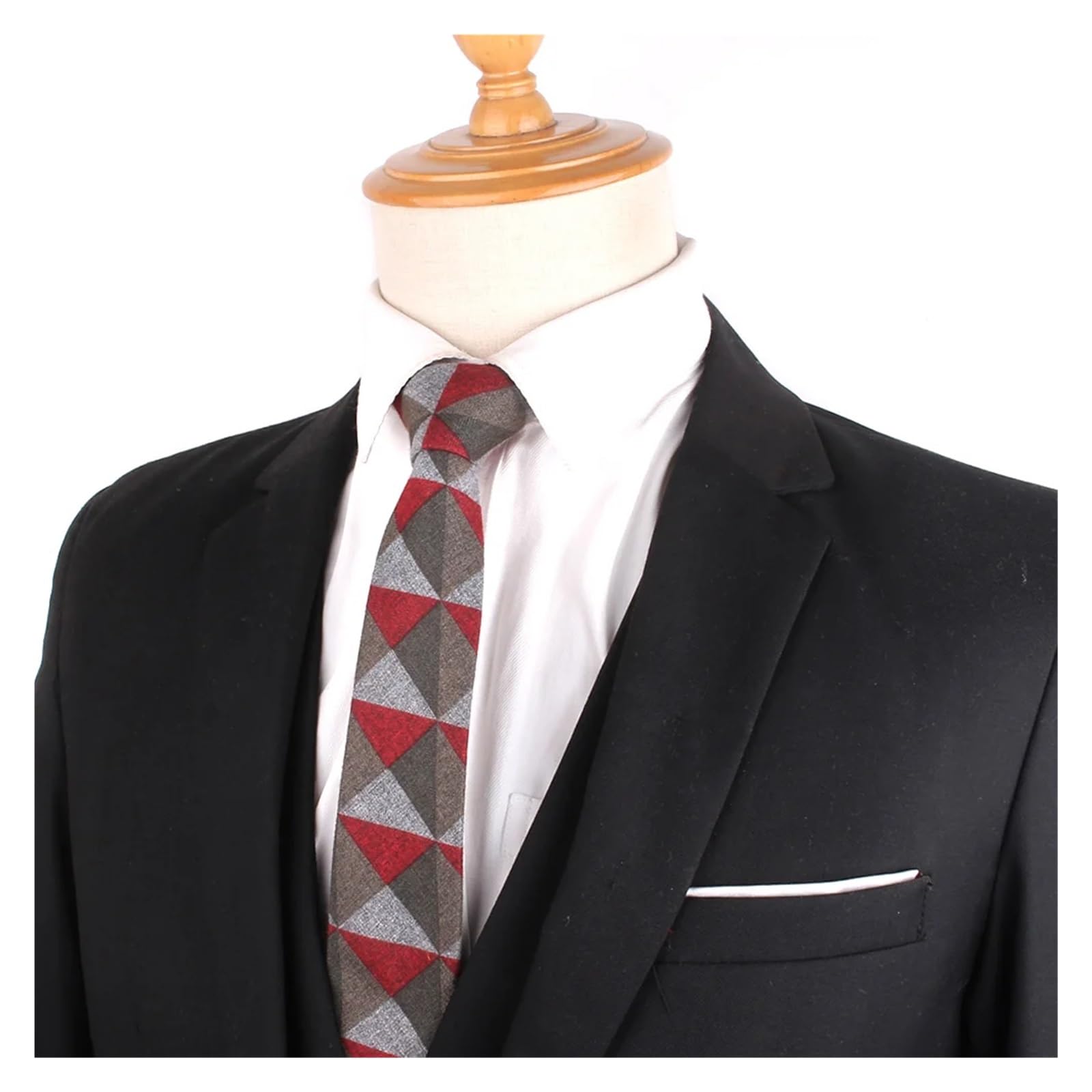 Krawatte Kinder Baumwollkrawatten Lässige schmale Krawatte for Party Jungen Mädchen karierte Krawatte Hochzeit for den Bräutigam