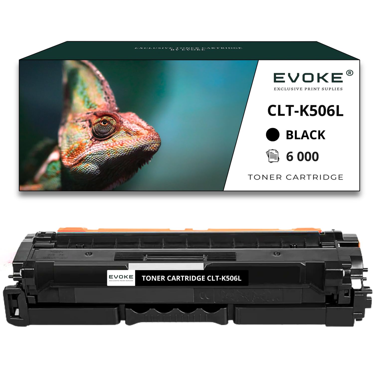 EVOKE CLT-K506L CLT-C506L CLT-M506L CLT-Y506L Toner Kompatybilny z SAMSUNG CLP-680 CLP-680DW CLP-680ND (Zestaw CMYK) 16500 Stron