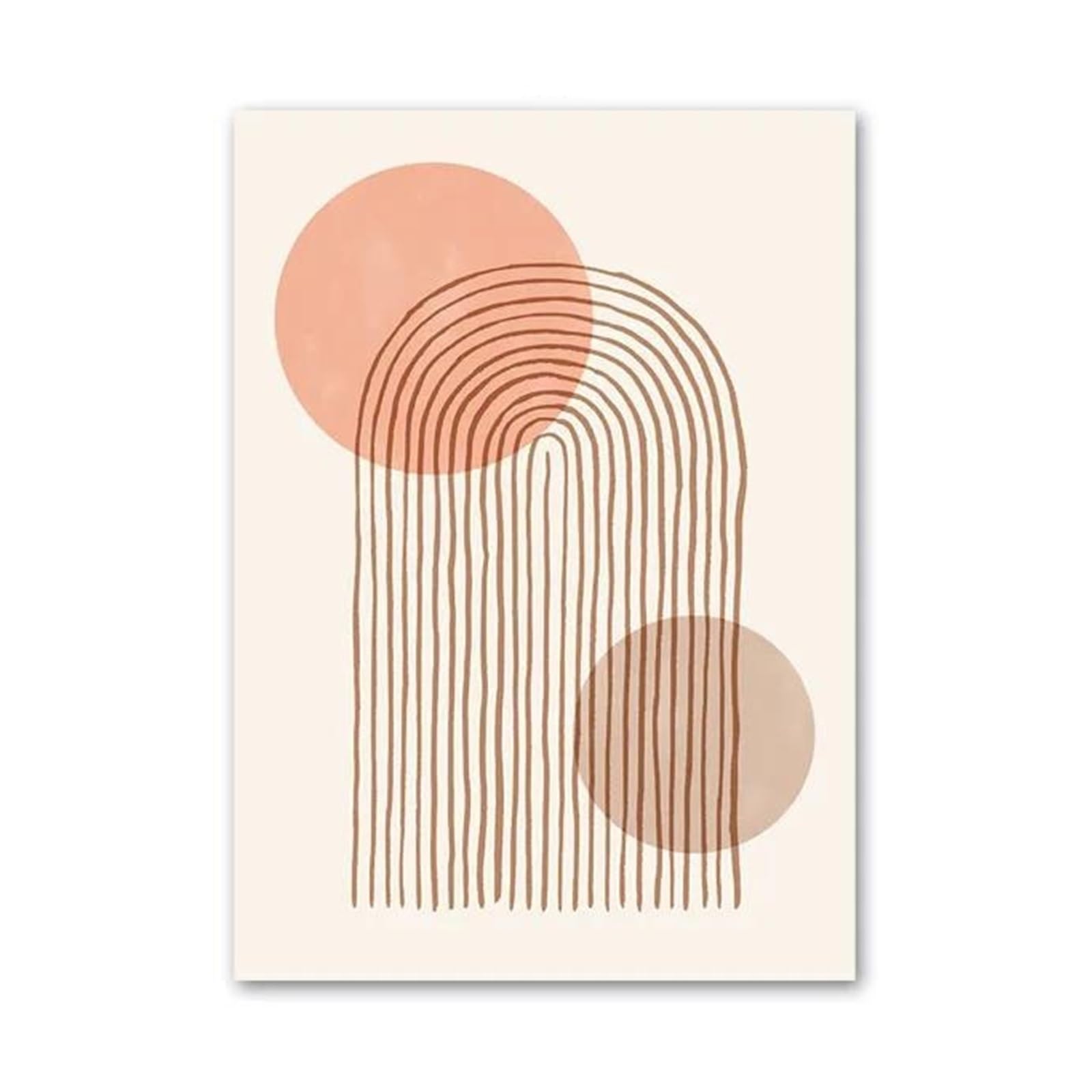 Xenite G Wall Art Canvas Prints Abstract Figure Rainbow Leaves Vintage Posters Prints Picture No Frame Wall Art Canvas Paintin Club Bar Bedroom Study Decor(,50X70cm)