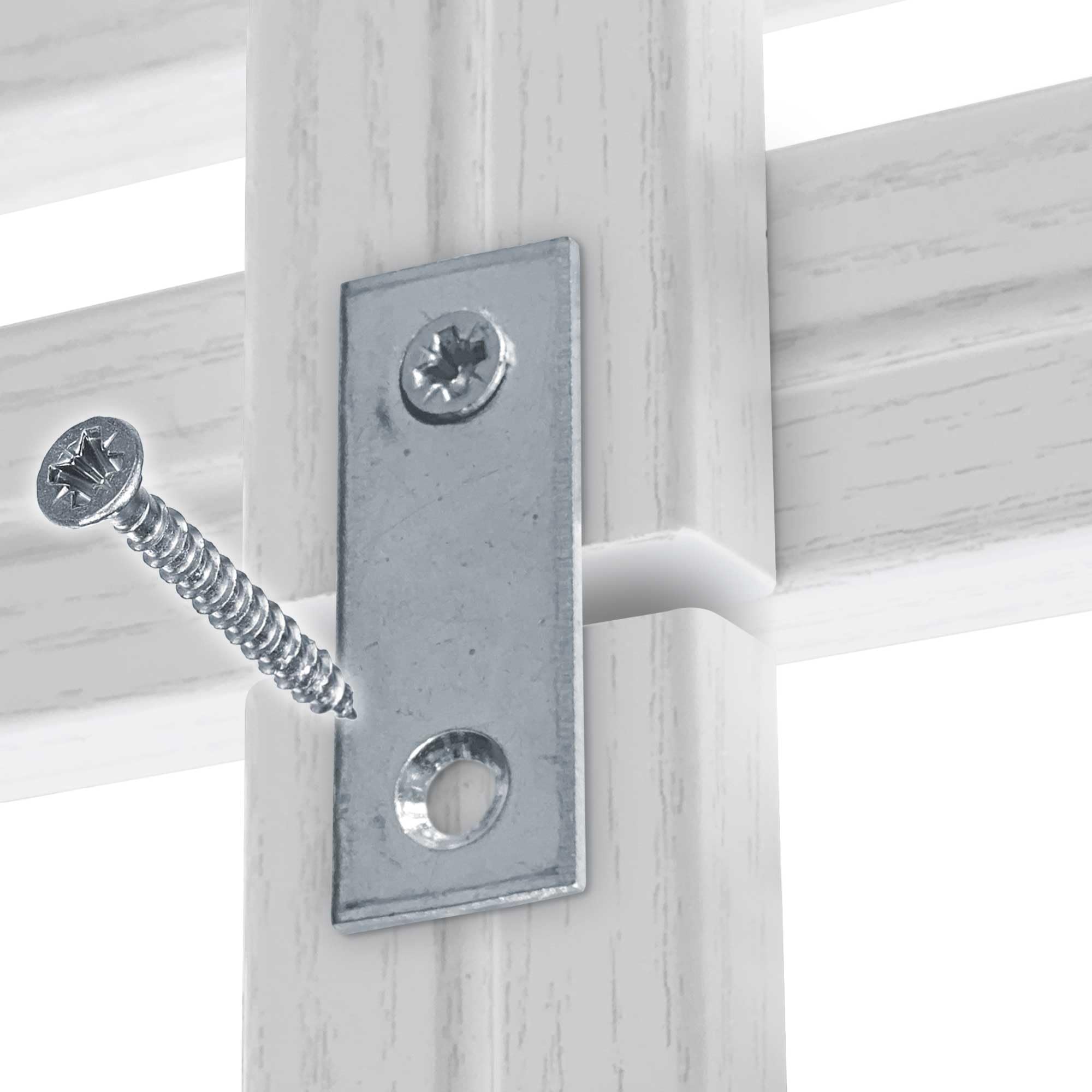 DHOME Testiera in Legno Riciclato DM con Gambe Stile Giapponese Letto Pallet Supporti inclusi (Legno Bianco, 160cm)