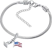 Vista 3 de Abalorio con diseño de texto en inglés "I Love to Travel" para equipaje, maleta, taza de café, cuentas esmaltadas para pulsera Pandora, Metal