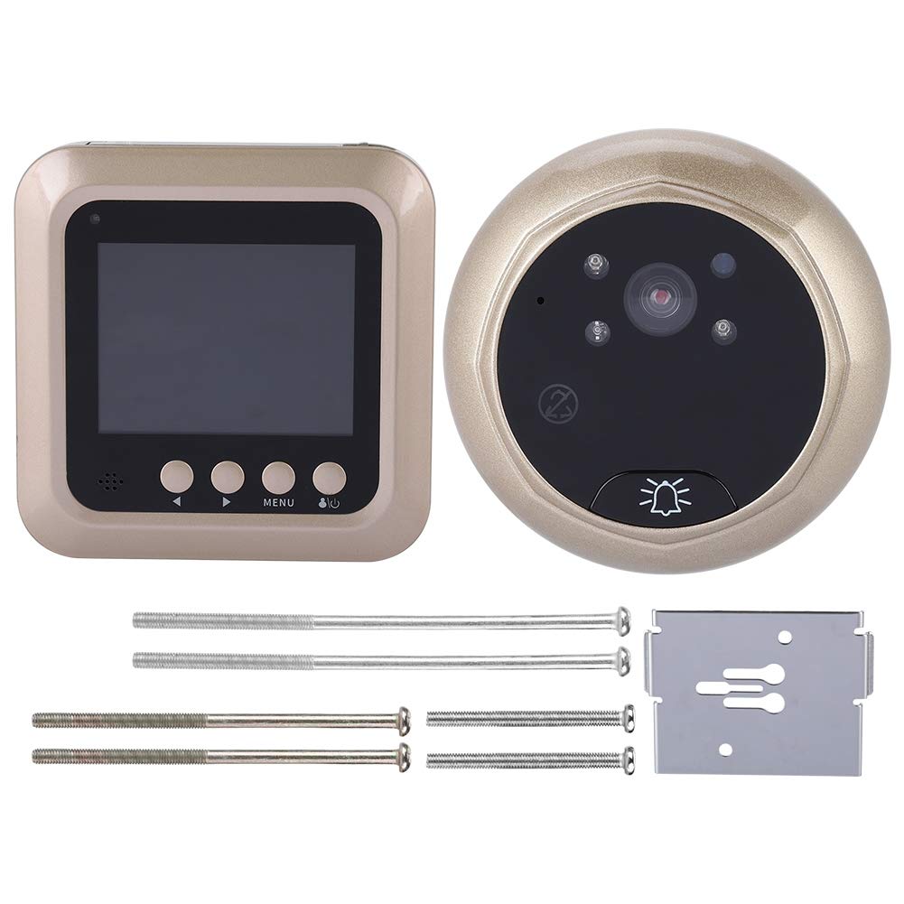 1080P Intelligente Türklingel, Bewinner Wireless Digital-Türspion-Sicherheits-Kit mit 2,4-Zoll-Bildschirm, 160 Grad-Weitwinkel-Design, humanisiertes FIFO-Design, Infrarot-Nachtszene