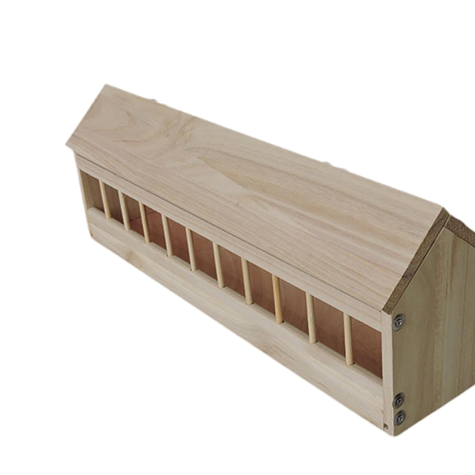 Comedero para Palomas, Recipiente Ranurado, Suministros para Aves, Comedero para Aves de Jardín, Dispensador de Comida para Codornices, Palomas Y Otro, 60cm