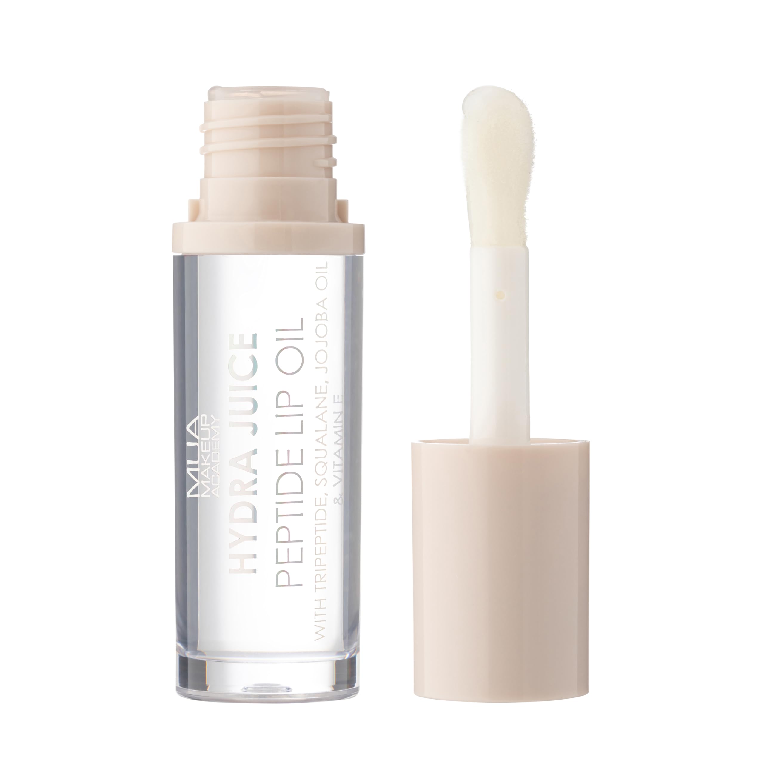 MUA Makeup Academy Hydra Juice Peptide Lip Oil, Coconut Sugar, Vegan & Cruelty Free, 7 ml