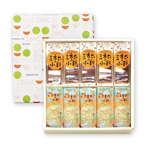 柳月 三方六の小割アソート プレーン&メロン 各5本入 (1箱)のサムネイル