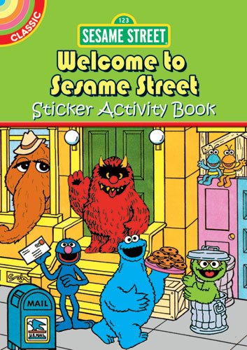 Sesame Street Classic Welcome to Sesame Street Sticker Activity Book ...