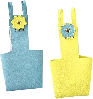 POPETPOP 2 Pçs Periquito Macabuns Fraldas Calopsita Papagaio Coleira Periquito Cinta Papagaio Pequeno Fraldas Pássaros Pombo Calopsita