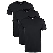 Lower East Basic T-Shirts mit V-Ausschnitt für Herren 3er I 5er I 10er Pack aus 100% Baumwolle in vielen Farben