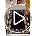 Electronic-Prayer-Mat-Smart-Interactive-Prayer-Rug-for-Adults-and-Kids-Ideal-Gift-for-New-Converts-and-Those-Learning-or-Perfecting-Their-Prayer-Comes-with-Islamic-Prayer-Beads-Black
