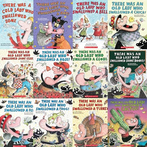 Image of There Was An Old Lady Library of 12 Books Set