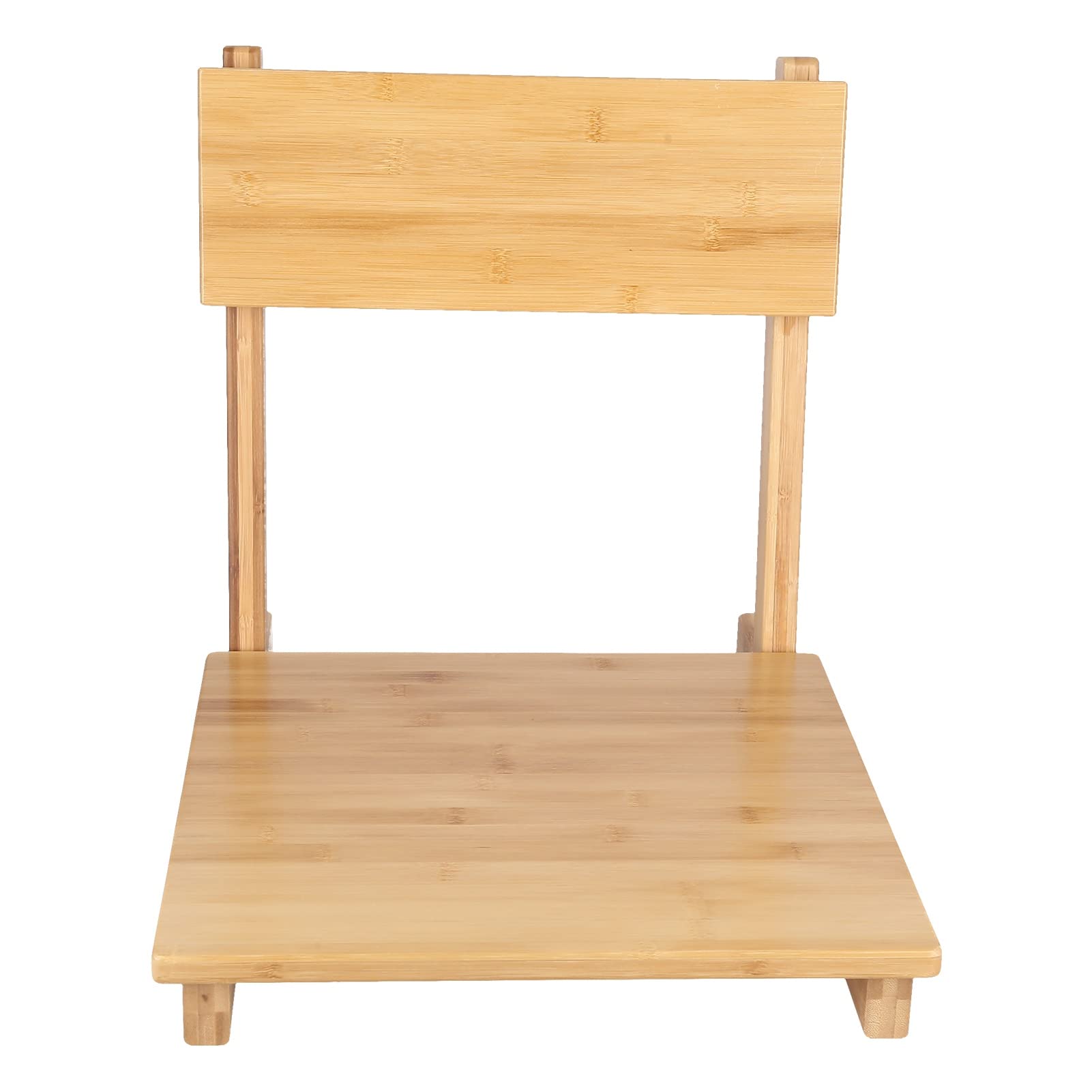 Garosa Chaise de Sol en Bambou Style Japonais sans Jambes Portable avec Support de Dos pour Meditation Salon Fenetre Idéale Espace Petit Relaxation Lecture