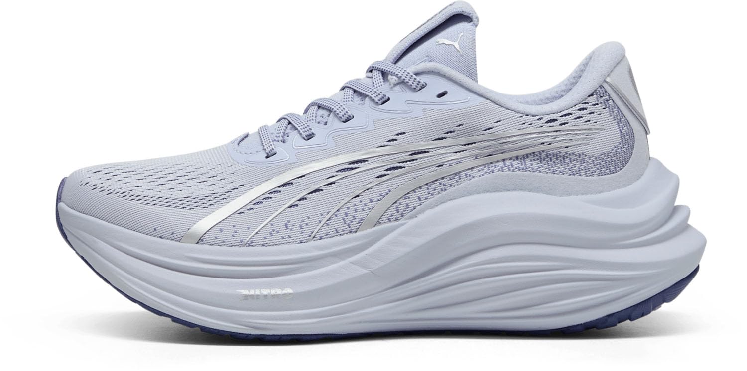 PUMA - Womens Magmax Nitro Shoes, Color Cool Weather/Silver, Size: 8 M US