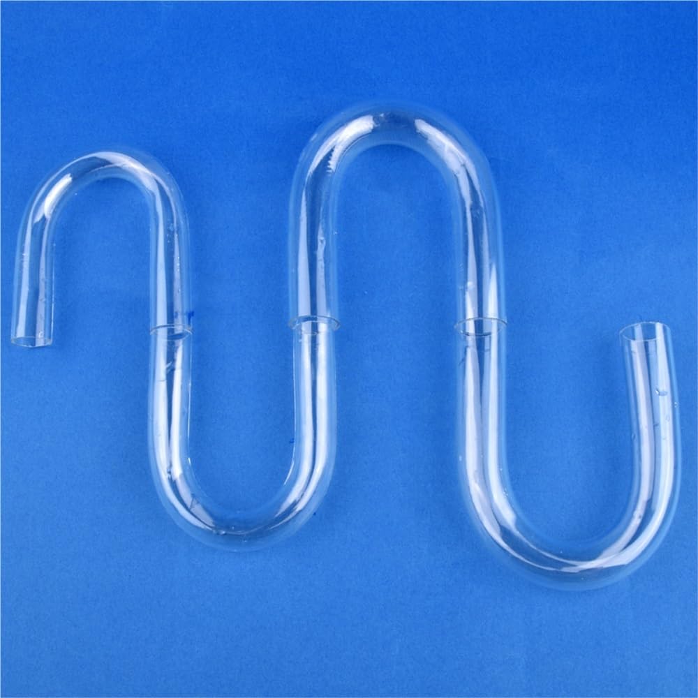 Conector de tubo para peces de acuario, 2 piezas de accesorios de tubería de acrílico en forma de U for acuario, conector de codo transparente for pecera, accesorios de tubo de aire en forma de U, 1 p