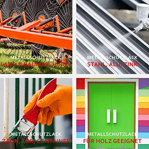 Befaline © barva na kov 3v1 barva na kov 1l čokoládově hnědá, barva na kov, ochranná barva na kov na kov, železo, zinek, hliník, ocel - odolná, odolná proti oděru, Made in Germany - BEFA63