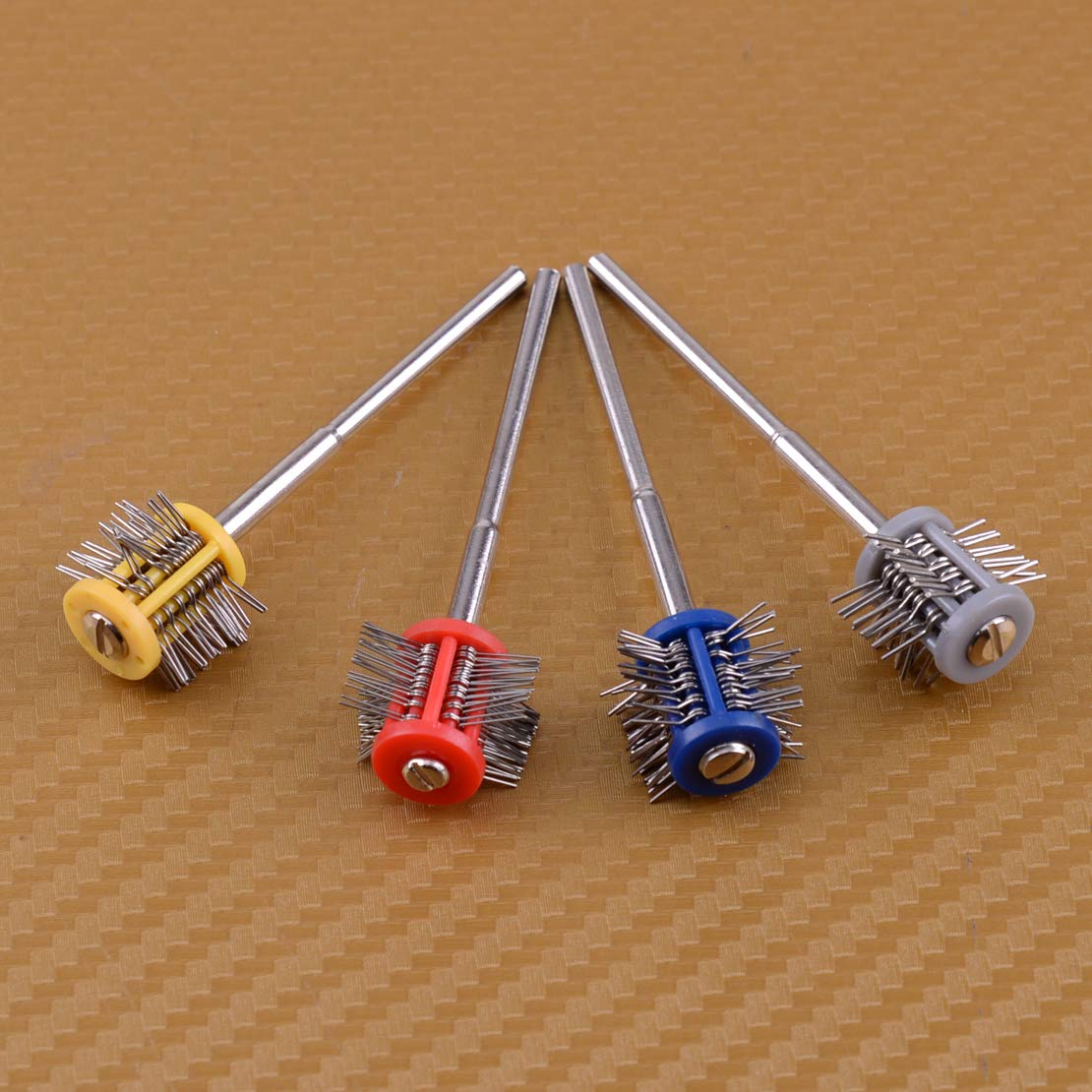 Wire Wheel Brush, Twisted, Stainless Steel (3 Pieces)