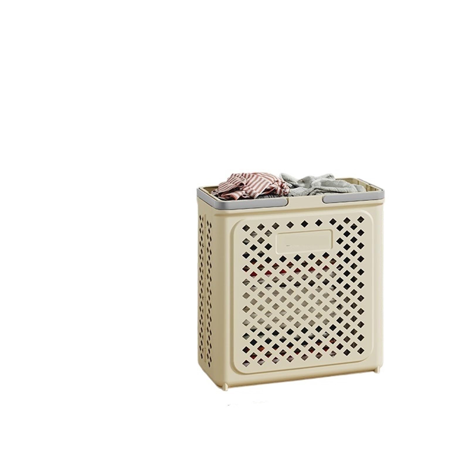 laundry basket with wheels Toilet Bathroom Laundry Basket Folding Dirty Clothes Storage With Wheels Removable