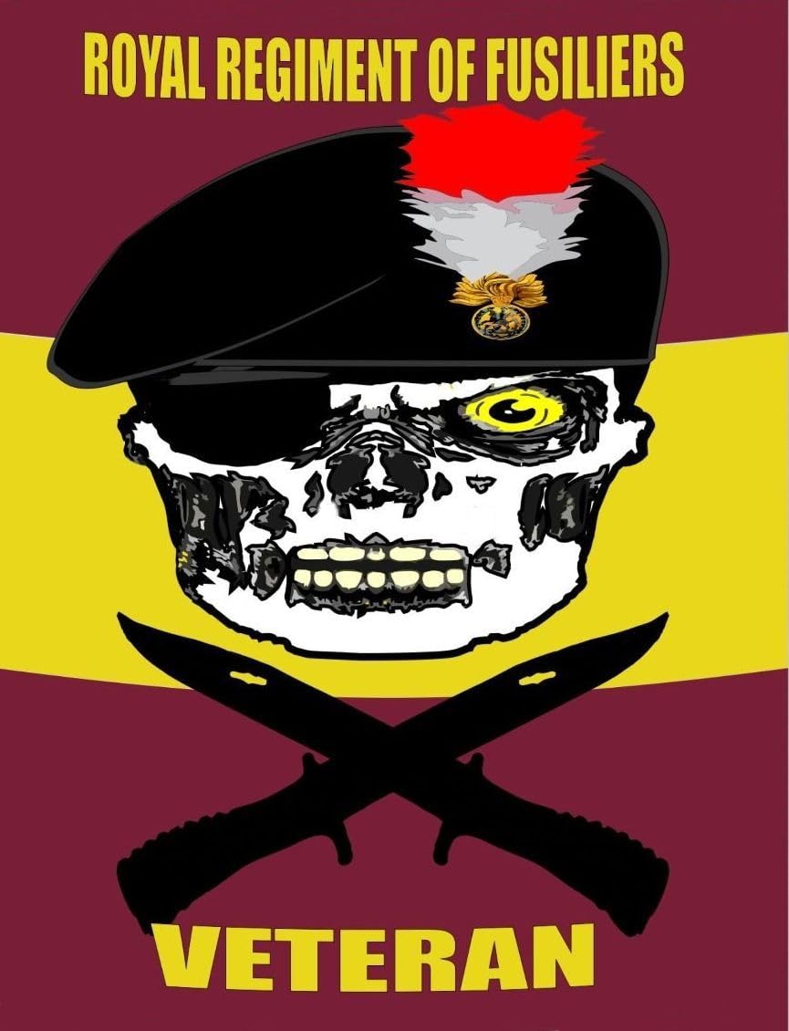 rrf veteran fridge magnet handmade in uk