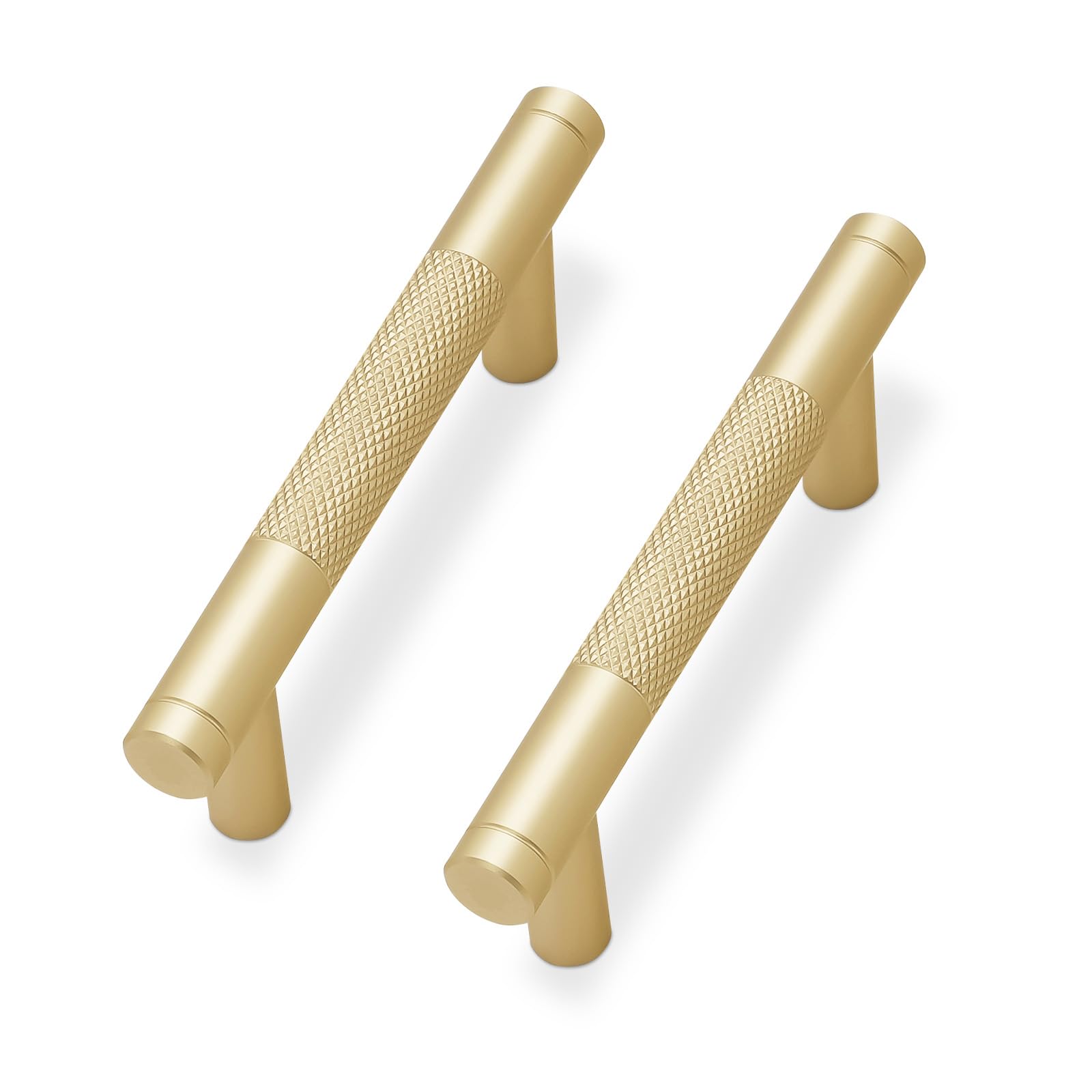 10 Pack Matte Black and Champagne Bronze Cabinet Pulls knurled 5 Inch Hole Centers Kitchen Cabinet Handles Drawer Pulls Cabinet Hardware — Amazon image 30