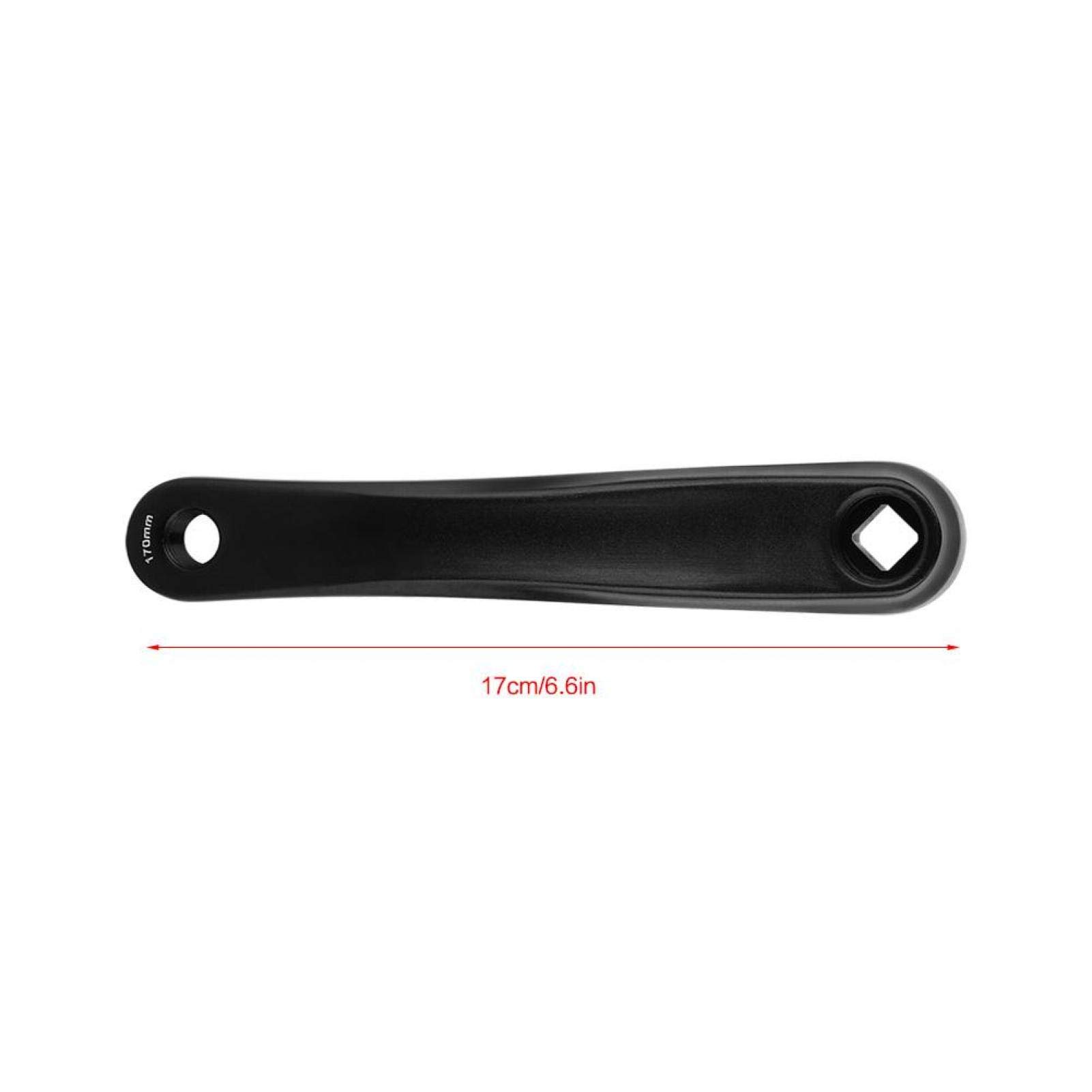 Bras De Manivelle Vélo Gauche 170mm - Robuste En Acier Pour VTT, Vélo De Route, Vélo Pliant Et Fixie Noir Manivelle Vélo Gauche Acier Bras De Manivelle Vélo Gauche 170mm - Robuste En Acier Pour VTT, Vélo De Route, Vélo Pliant Et Fixie Noir Manivelle Vélo Gauche Acier