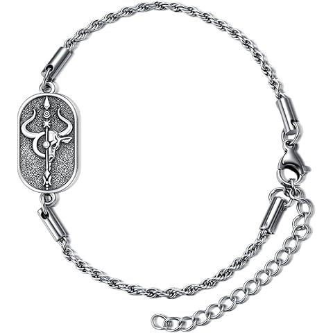 SIMONLY Zodiac Bracelet 925 Sterling Silver Constellation Anklet Horoscope Zodiac Jewelry Christmas Birthday Astrology Gifts for Women Men Unisex