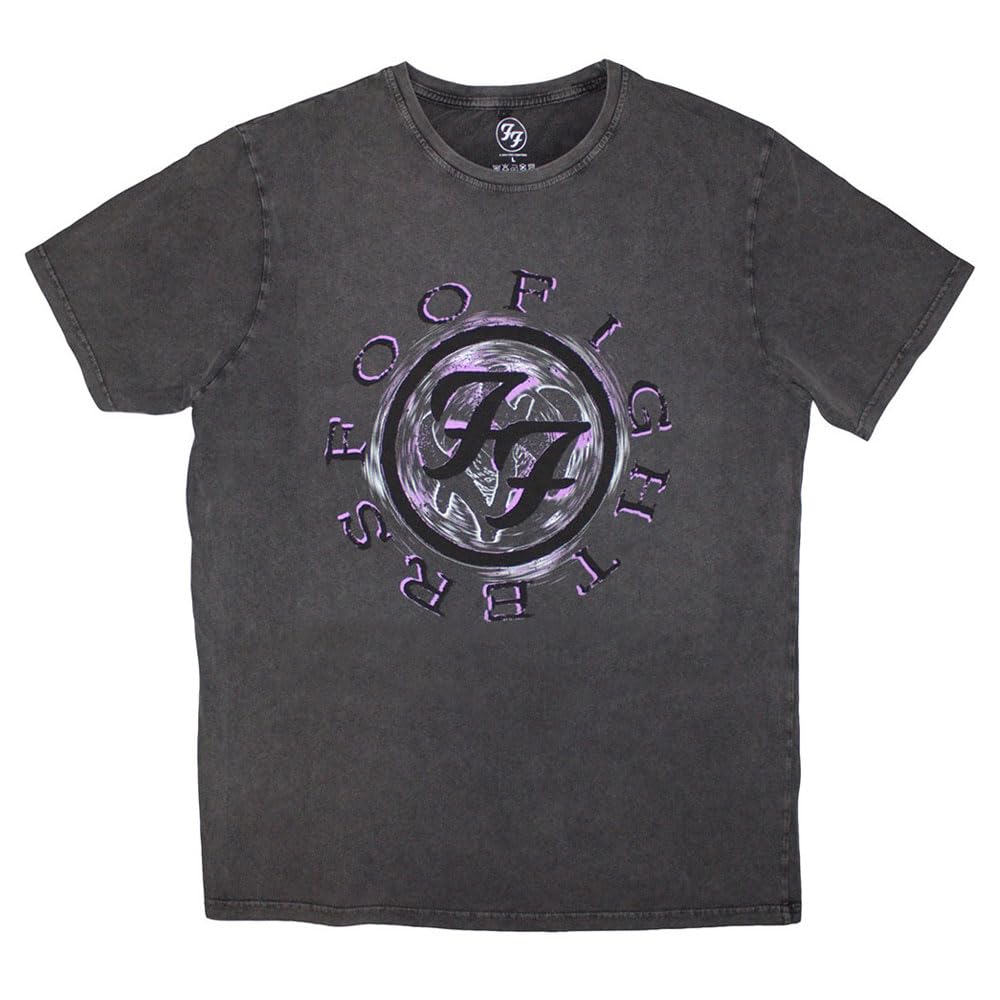 Paradiso Clothing Unisex Foo Fighters Wheel Shadow Limited Edition 999 Only Premium Wash T Shirt - M