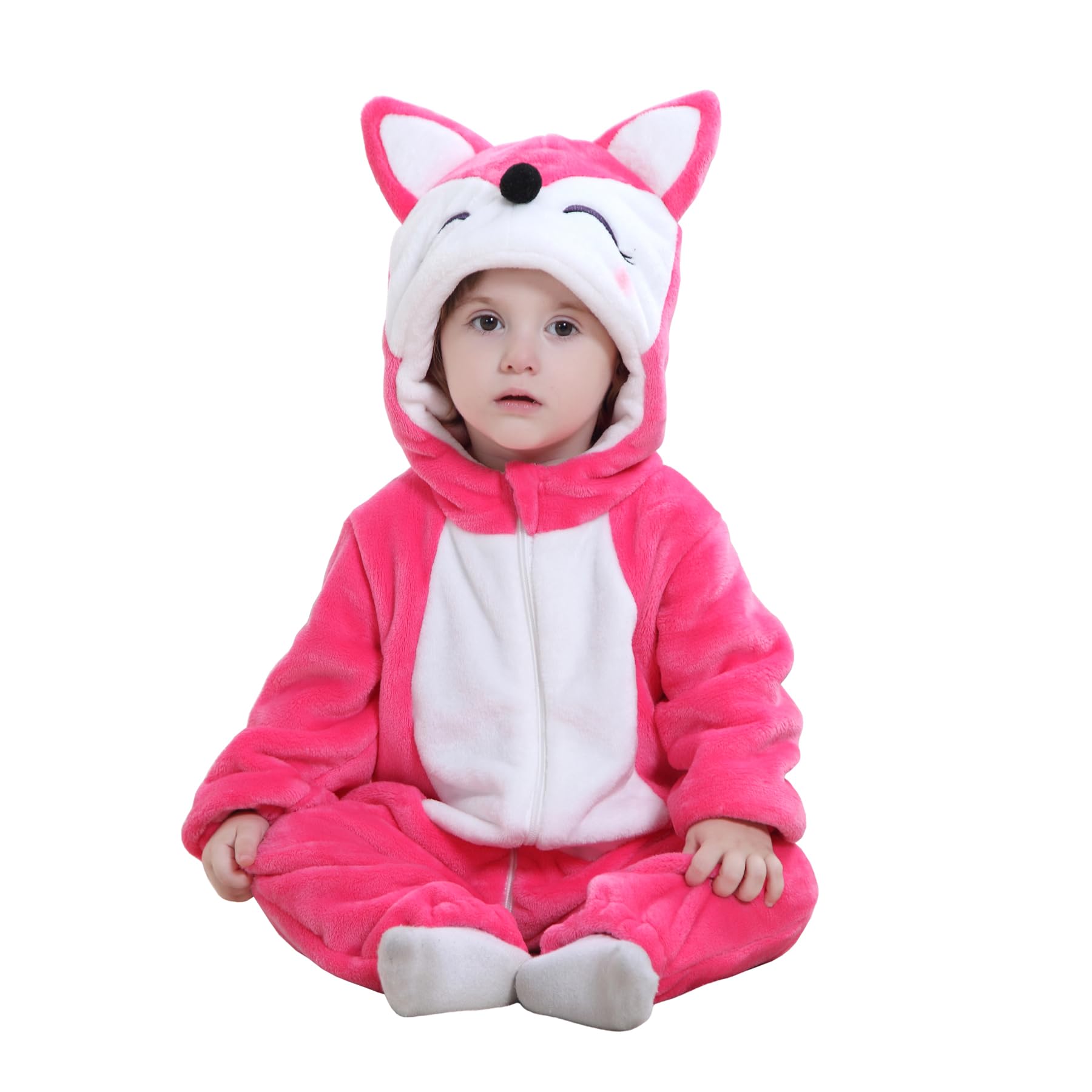 TONWHAR Kid's And Toddler's Animal Halloween Costume Outfit Baby One-Piece Rompers Onesie