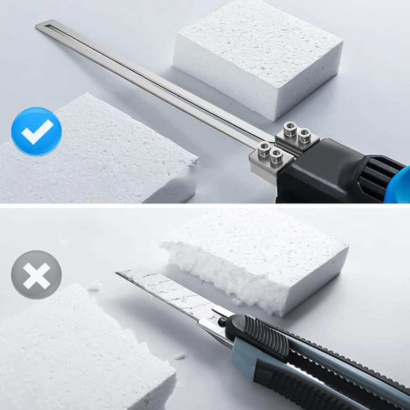 Ayolofei Cuțit termic pentru tăiat polistiren 300 W, 0-600°C, cu 3 lame, pentru plăci EPS, EPP, KT, spumă cauciucată EVA, PU și materiale textile