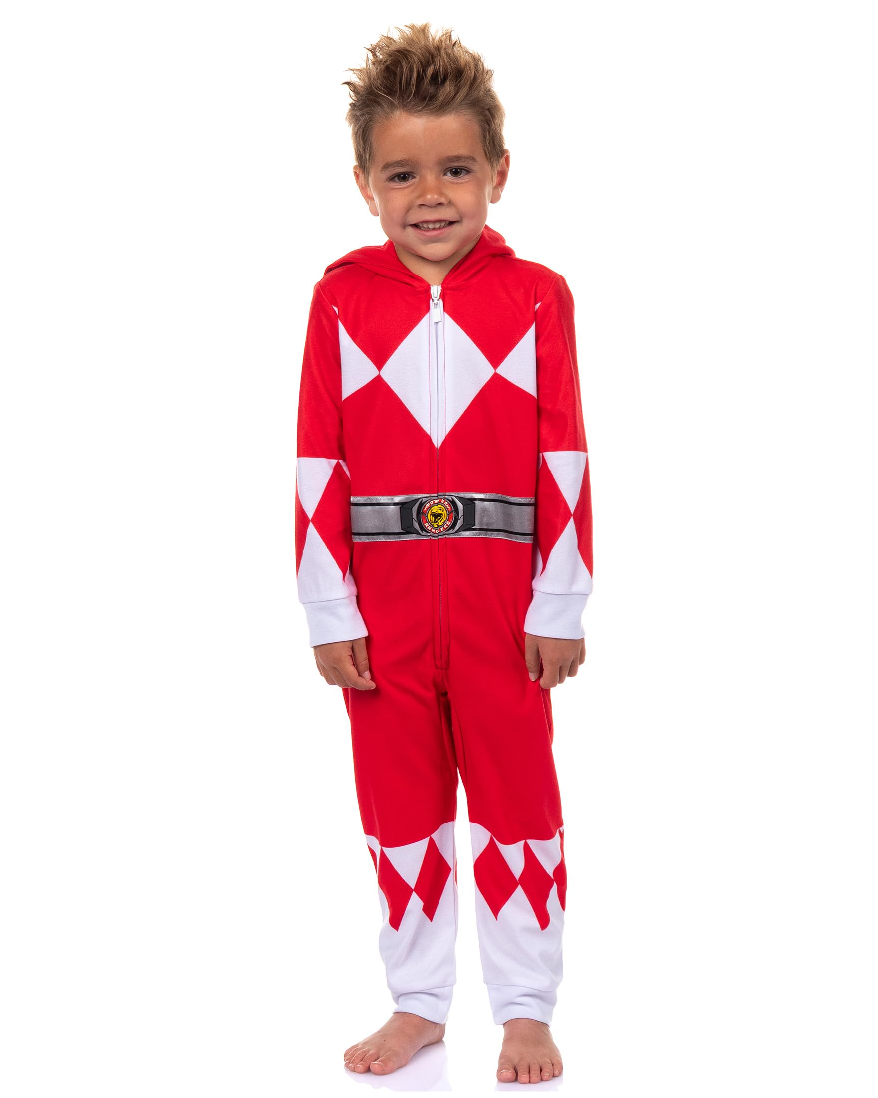 Snapklik.com : INTIMO Mighty Morphin Power Rangers Red Ranger One Piece ...