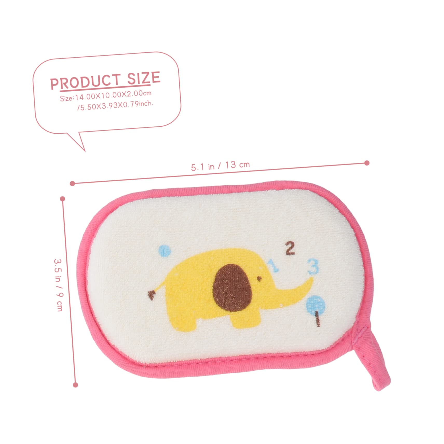 Housoutil 20 Piezas Esponja de baño con bola de baño toalla niño toalla infantil esponja exfoliante bath towels toallas del baño Malla esponja vegetal toalla de baño Depurador bebé poliéster